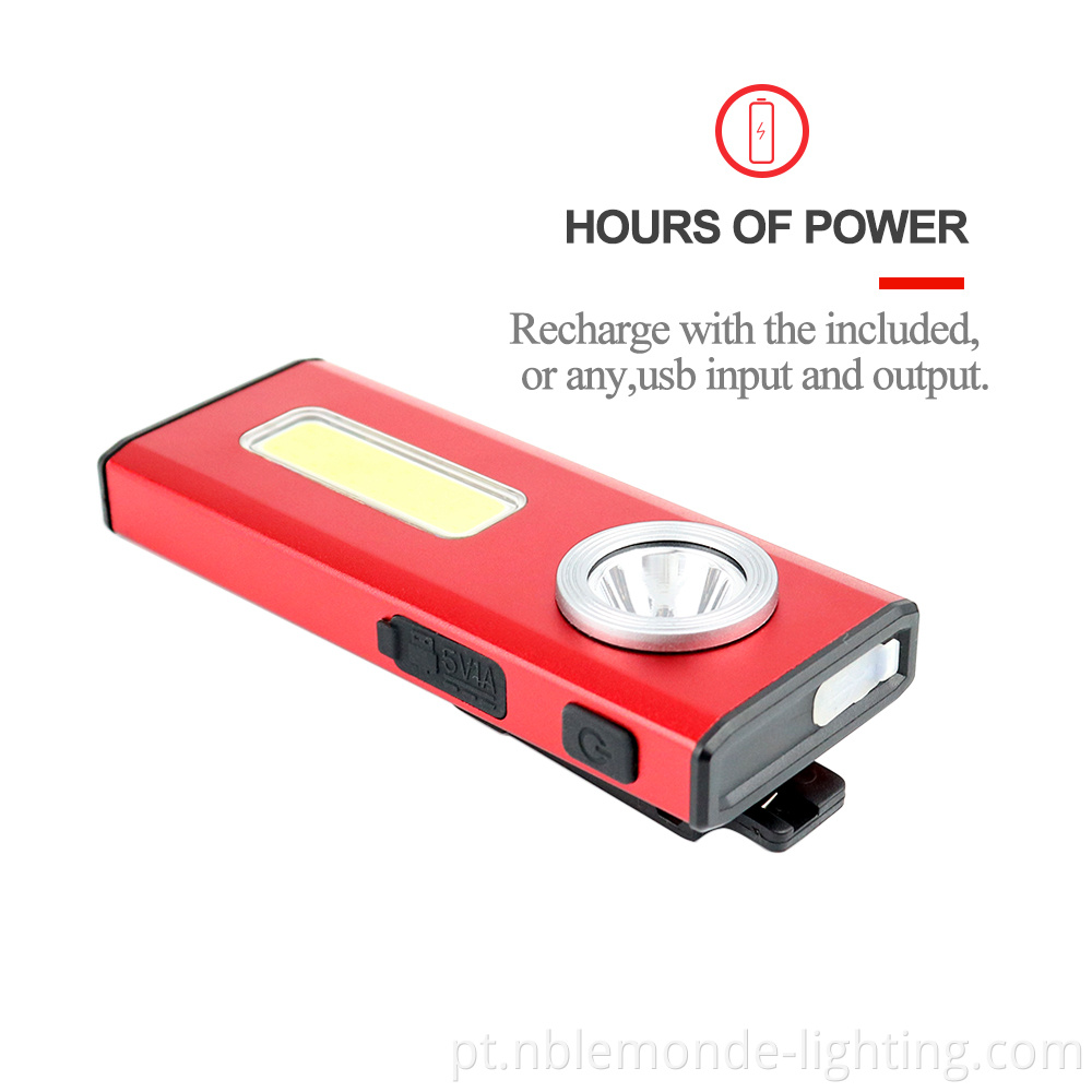 Compact Rechargeable Magnetic Portable Pocket LED Work Light